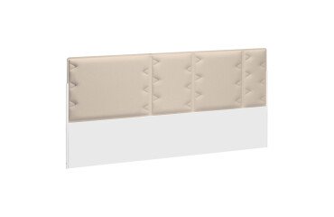 Akoestische schermwand voor eiland werkposten Ergomaxx beige B 160 cm