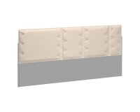 Akoestische schermwand voor eiland werkposten Ergomaxx beige B 160 cm