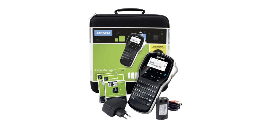 Kit Rotuladora Label Manager LM 280 + cinta + adaptador