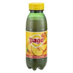 Fruitsap Pago perzik 33 cl - doos van 12 flessen