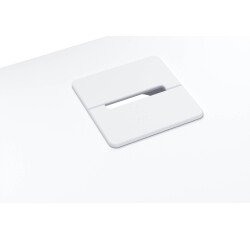 Pasacable cuadrado para tablero Ecla - lote de 2