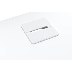 Obturateur passe-câbles carré diamètre 80 mm - lot de 2