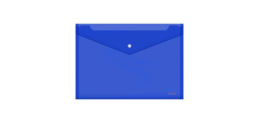 Sobre protegedocumentos Dohe Folio pp translúcido cierre por broche