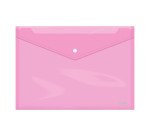 Sobre protegedocumentos Dohe Folio pp translúcido cierre por broche rosa