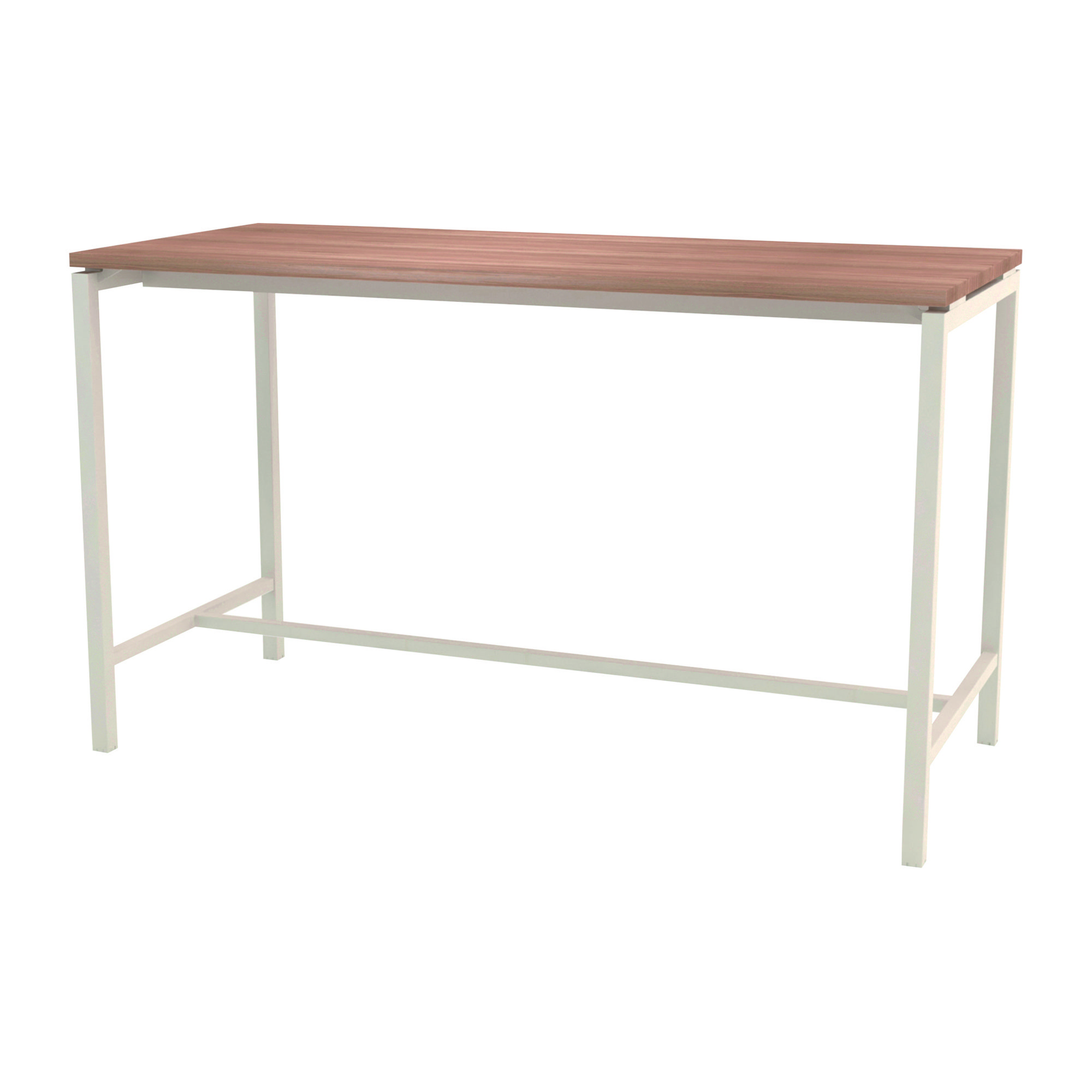 Table haute Boxy H 107 cm piétement métal