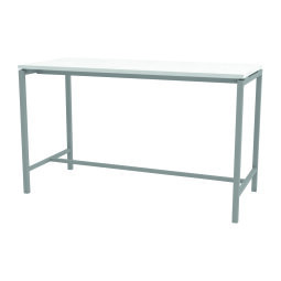 Table haute Boxy H 107 cm piétement métal