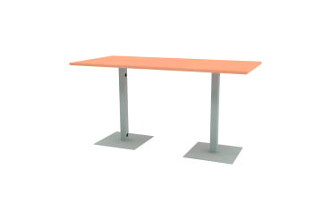 Table haute Meeting H 107 cm x L 210 x P 100cm