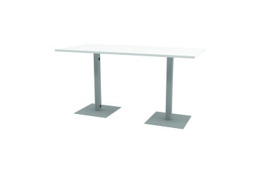 Table haute Meeting H 107 cm x L 210 x P 100cm