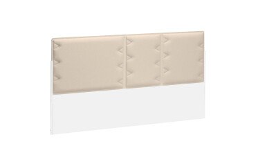 Acoustic panel beige for isle of desks Ergomaxx W 140 cm 