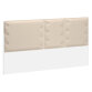 Acoustic panel beige for isle of desks Ergomaxx W 140 cm 