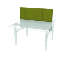 Acoustic panel green for isle of desks Ergomaxx W 120 cm 