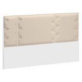 Akoestische schermwand voor eiland werkposten Ergomaxx beige B 120 cm 