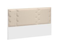 Acoustic division wall for isle of desks Ergomaxx beige W 120 cm 