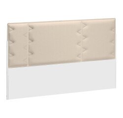 Acoustic division wall for isle of desks Ergomaxx beige W 120 cm 