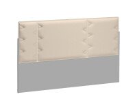 Akoestische schermwand voor eiland werkposten Ergomaxx beige B 120 cm 