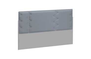 Acoustic panel for isle of desks Ergomaxx grey W 120 cm 