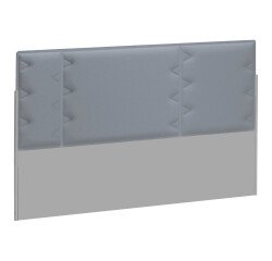 Acoustic panel for isle of desks Ergomaxx grey W 120 cm 