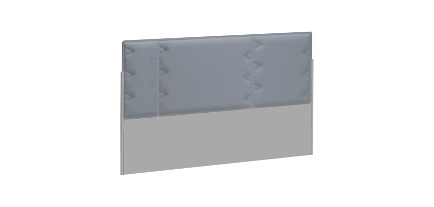 Panneau acoustique gris clair L 120 x H 70 cm pour pôle de bureaux Up & Up