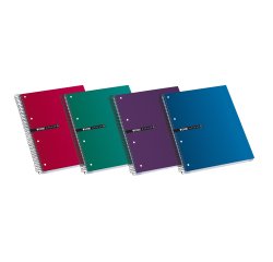 Cuaderno Enri Status tapa rígida A4 liso 160 hojas  Colores surtidos 