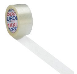 Ruban adhésif d'emballage polypropylène translucide 50 mm x 66 m - Maxiburo