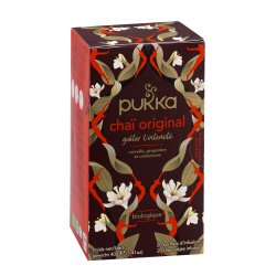 Thé noir Chai original Bio Pukka - Boîte de 20 sachets