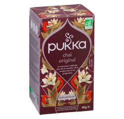 Tee Original Chai Bio Pukka - Schachtel von 20 Teebeuteln
