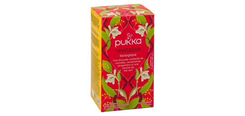 Infusion Revitalise Bio Pukka - Boîte de 20 sachets