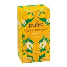 Tea Turmeric Gold Bio Pukka - box of 20 bags