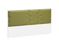 Akoestische schermwand voor eiland werkposten Ergomaxx groen B 140 cm