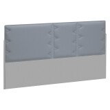 Panneau acoustique gris clair L 140 x H 70 cm pour pôle de bureaux Up & Up
