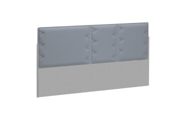 Acoustic panel light grey for isle of desks Ergomaxx W 140 cm 