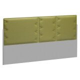 Panneau acoustique vert L 140 x H 70 cm pour pôle de bureaux Up & Up