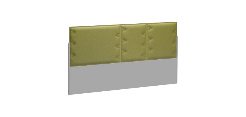 Panneau acoustique vert L 140 x H 70 cm pour pôle de bureaux Up & Up