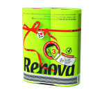 Papier toilette triple épaisseur Renova couleur - 6 rouleaux de 180 feuilles