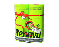 Papier toilette triple épaisseur Renova couleur - 6 rouleaux de 180 feuilles