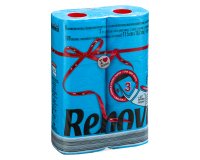 Papier toilette triple épaisseur Renova couleur - 6 rouleaux de 180 feuilles