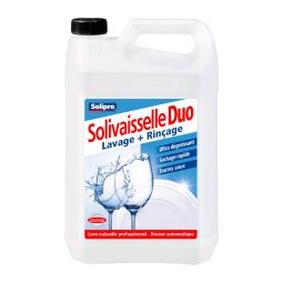 Liquide vaisselle machine et rinçage Solivaiselle Duo - Bidon de 5 L