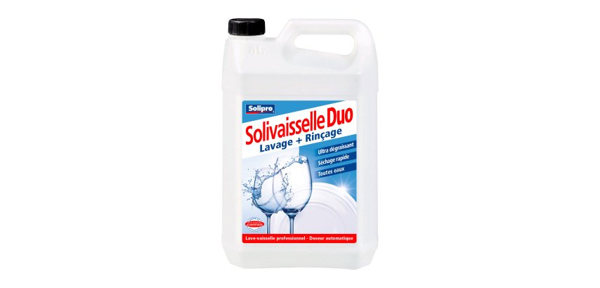 Liquide vaisselle machine et rinçage Solivaiselle Duo - Bidon de 5 L