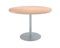Mesa de reunión redonda Ecla roble claro Ø 120 cm