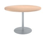 Table de réunion ronde chêne clair Ø 120 cm - Arch