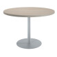Table de réunion ronde chêne gris Ø 120 cm - Arch
