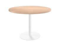 Mesa de reunión redonda Ecla roble claro Ø 120 cm