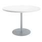 Table de réunion ronde blanc Ø 120 cm - Arch