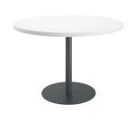 Table de réunion ronde blanc Ø 120 cm - Arch