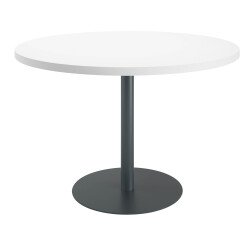 Table de réunion ronde blanc Ø 120 cm - Arch