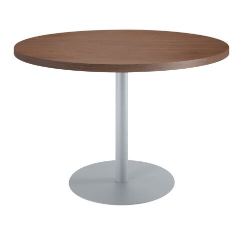 Table de réunion ronde ECLA noyer Ø 120 cm