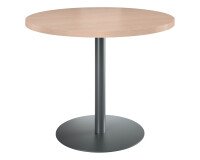 Mesa de reunión redonda Ecla roble claro Ø 100 cm