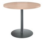 Table de réunion ronde chêne clair Ø 100 cm - Arch