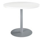Table de réunion ronde blanc Ø 100 cm - Arch