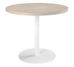 Table de réunion ronde chêne gris Ø 100 cm - Arch